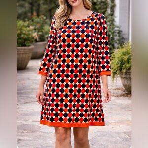 Eliza J Colorful Dress